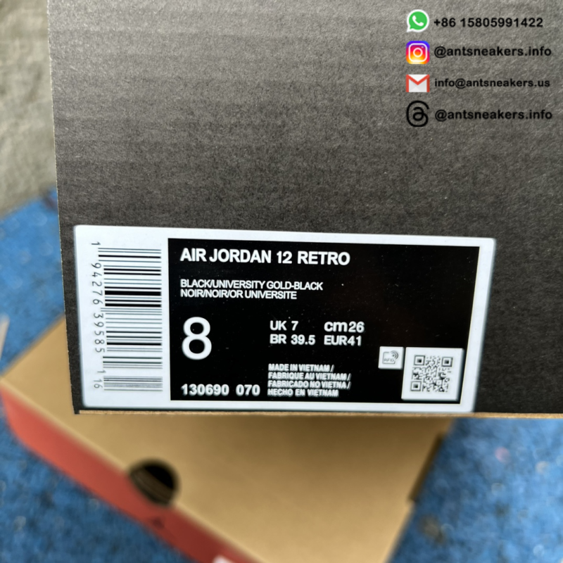 Air Jordan 12 Retro 'University Gold' 130690-070