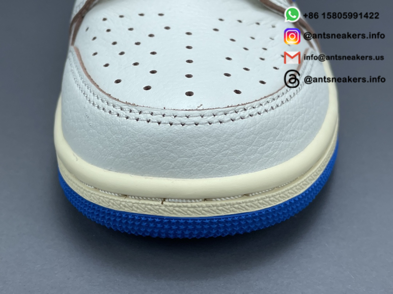 Fragment Design x Travis Scott x Air Jordan 1 Retro Low OG SP 'Sail Military Blue' DM7866-104