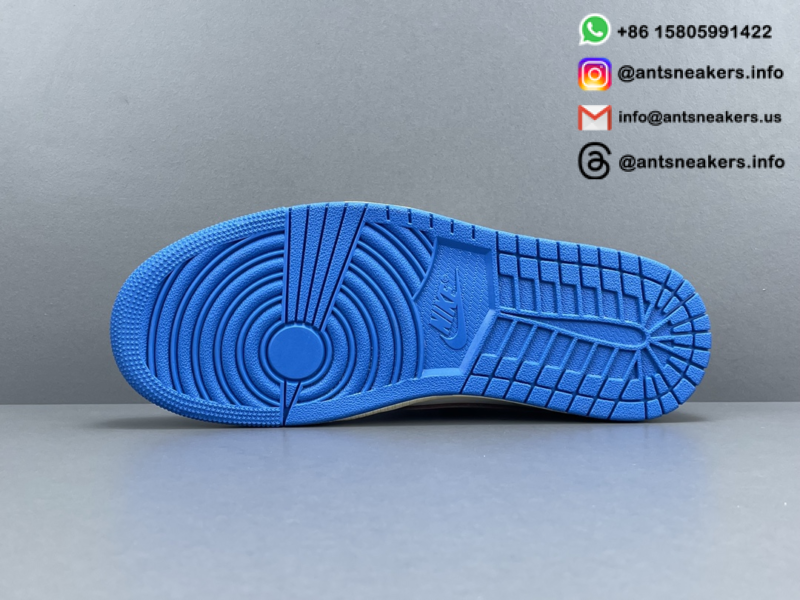 Fragment Design x Travis Scott x Air Jordan 1 Retro Low OG SP 'Sail Military Blue' DM7866-104