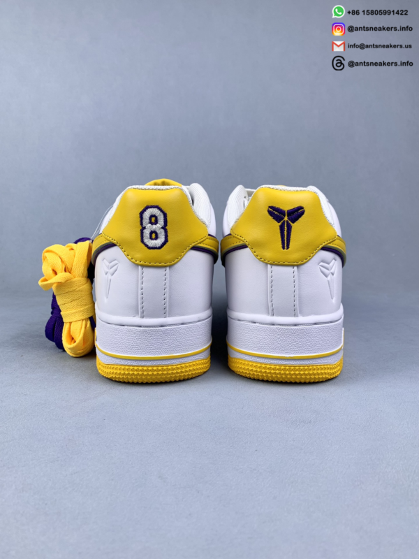 Kobe Bryant x Air Force 1 Low Retro QS 'Lakers Home' FZ1151-100 - Image 8