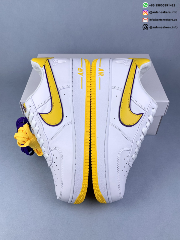Kobe Bryant x Air Force 1 Low Retro QS 'Lakers Home' FZ1151-100 - Image 7