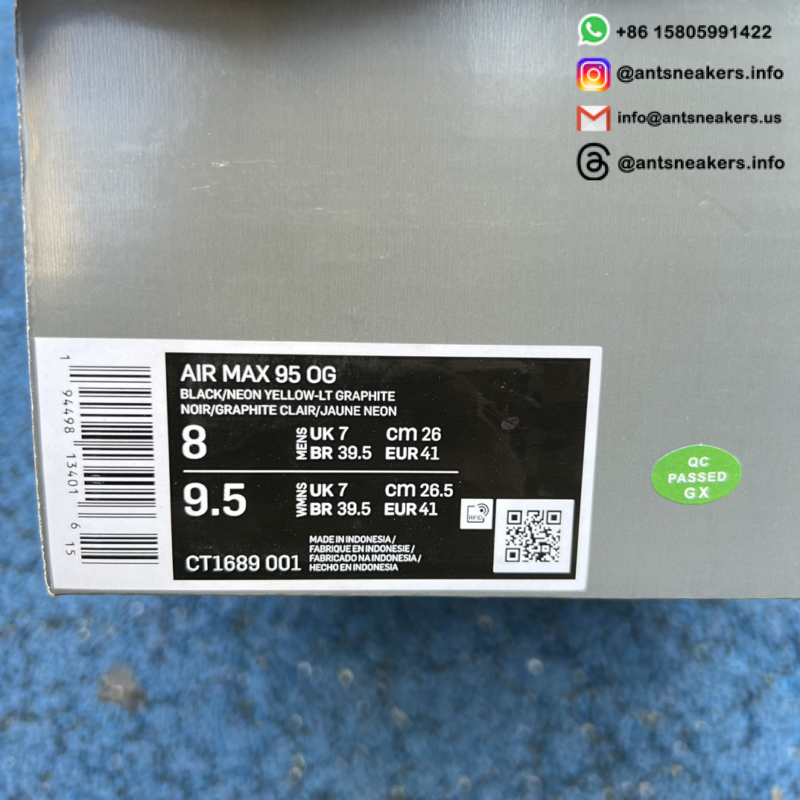 Nike Air Max 95 OG 'Neon' 2020 CT1689-001