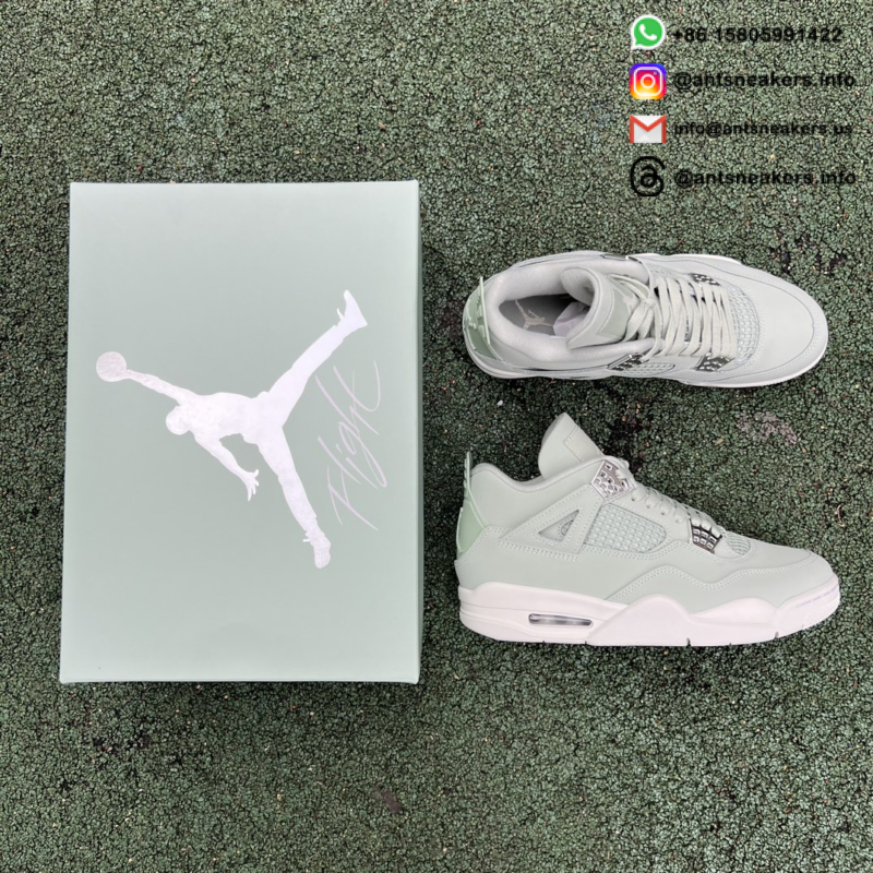 Wmns Air Jordan 4 Retro 'Seafoam Sail' HV0823-003