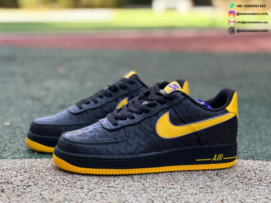 Kobe Bryant x Air Force 1 Low 'Lakers Away' HV5122-001 - Image 2