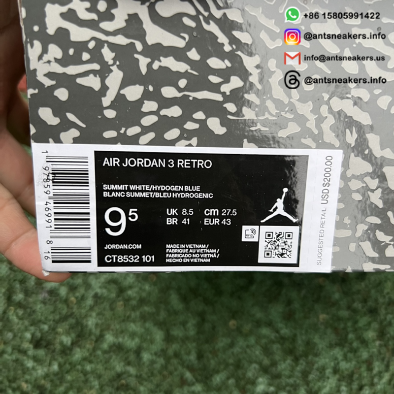 Air Jordan 3 Retro 'Lucky Shorts' CT8532-101