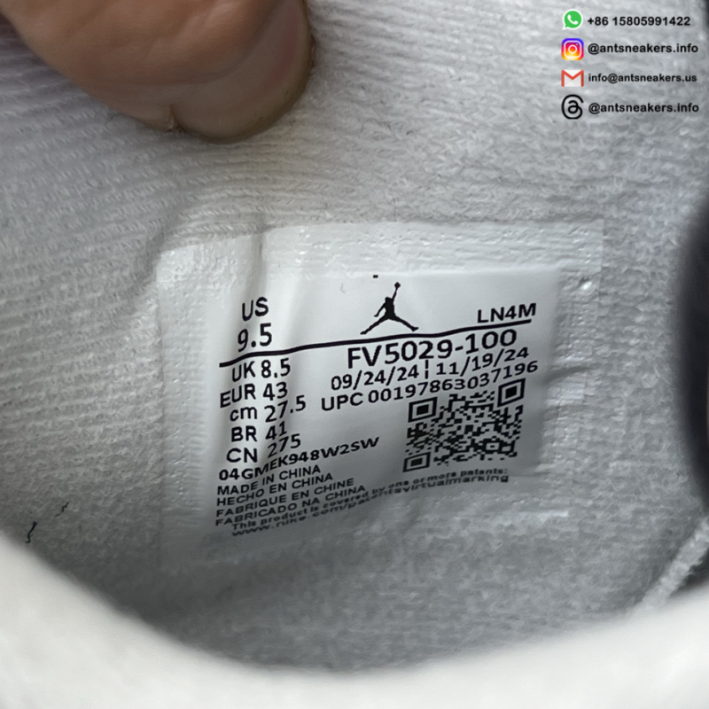 Air Jordan 4 Retro OG 'White Cement' 2025 FV5029-100