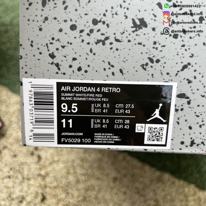 Air Jordan 4 Retro OG 'White Cement' 2025 FV5029-100