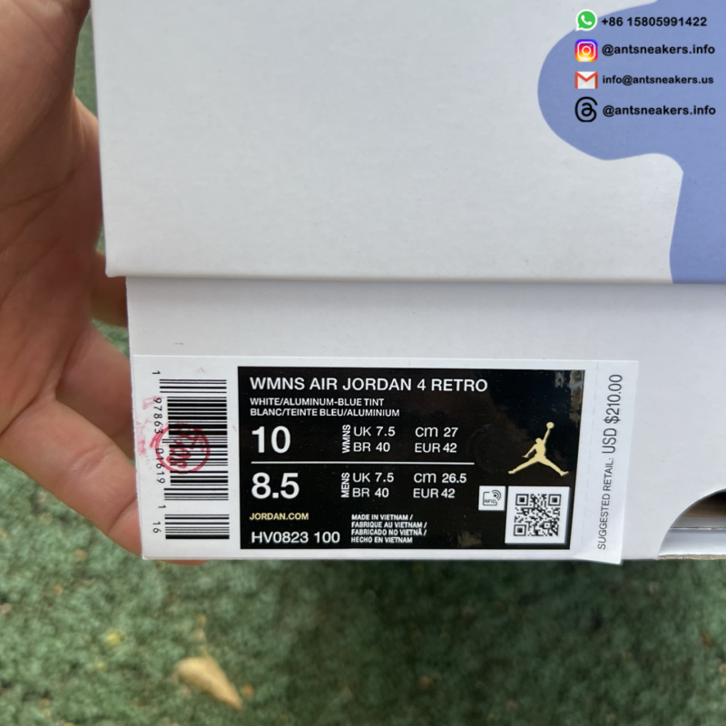 Wmns Air Jordan 4 Retro 'Forget Me Not' HV0823-100