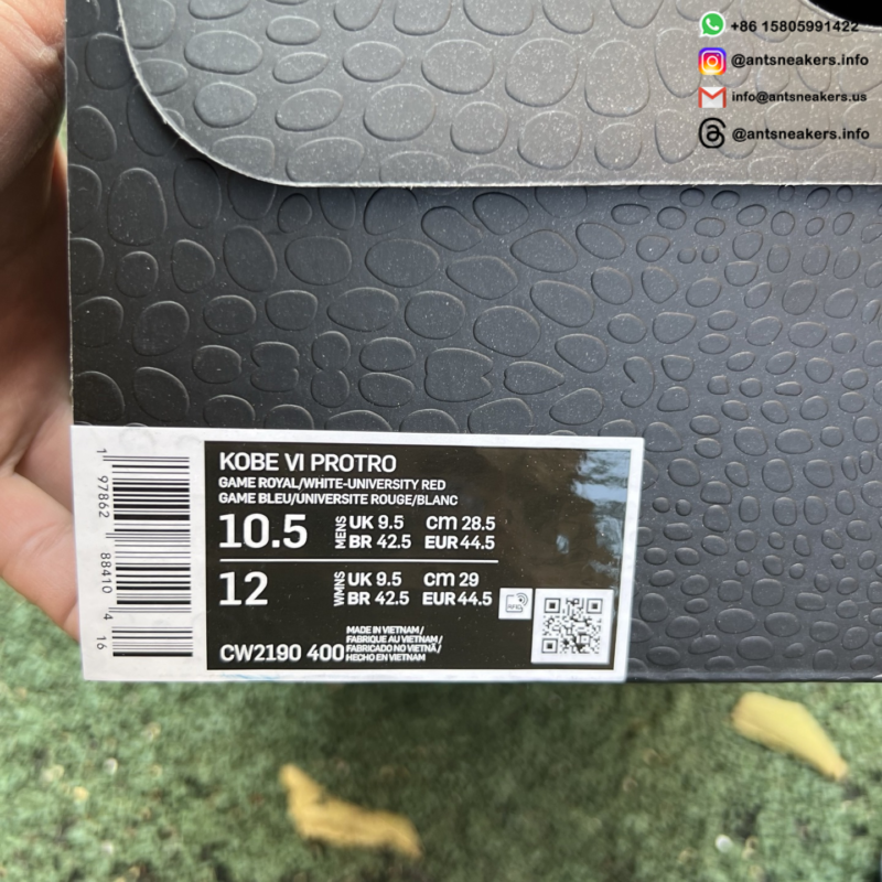 Nike Zoom Kobe 6 Protro 'Dodgers' CW2190-400