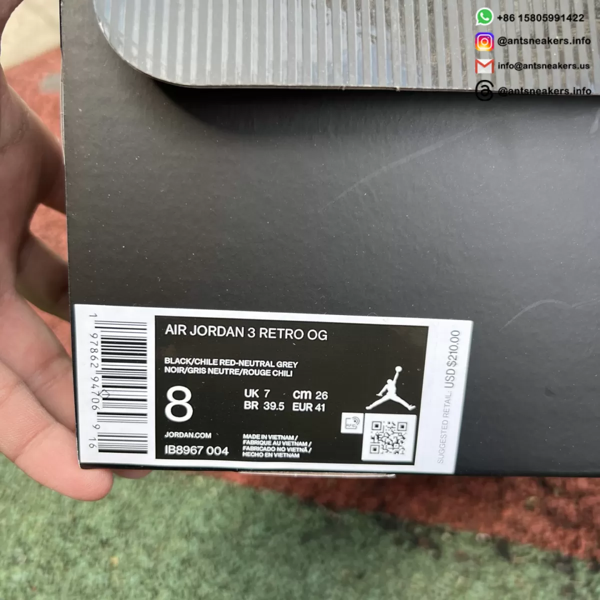 Air Jordan 3 Retro OG 'Rare Air' IB8967-004