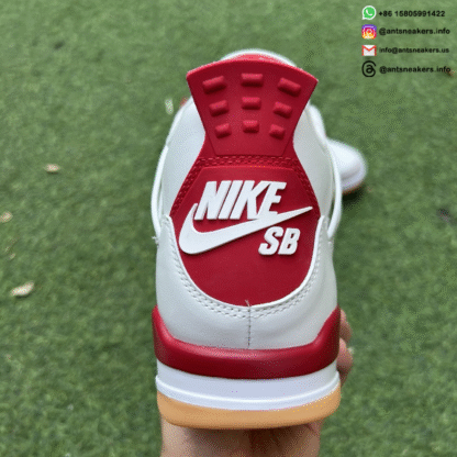 Nike SB x Air Jordan 4 Retro SP 'Varsity Red' Friends & Family DR5415-106 - Image 10