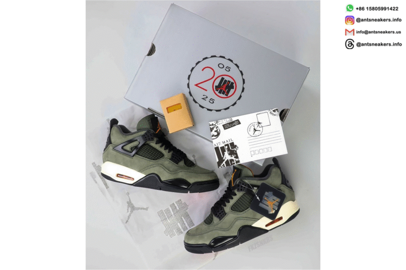 Undefeated x Air Jordan 4 Retro 2025 IB1519-200