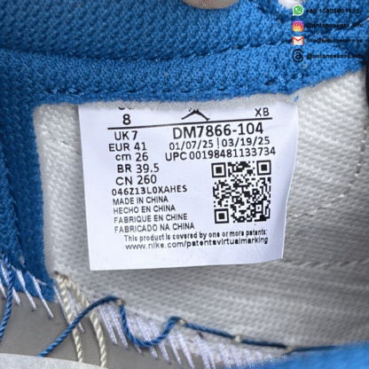 Fragment Design x Travis Scott x Air Jordan 1 Retro Low OG SP 'Sail Military Blue' DM7866-104 - Image 12