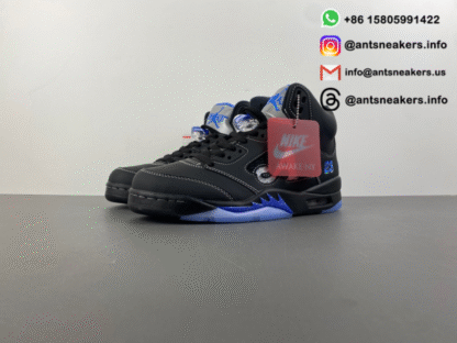 Awake NY x Air Jordan 5 Retro 'Black Racer Blue' DV4982-004 - Image 2