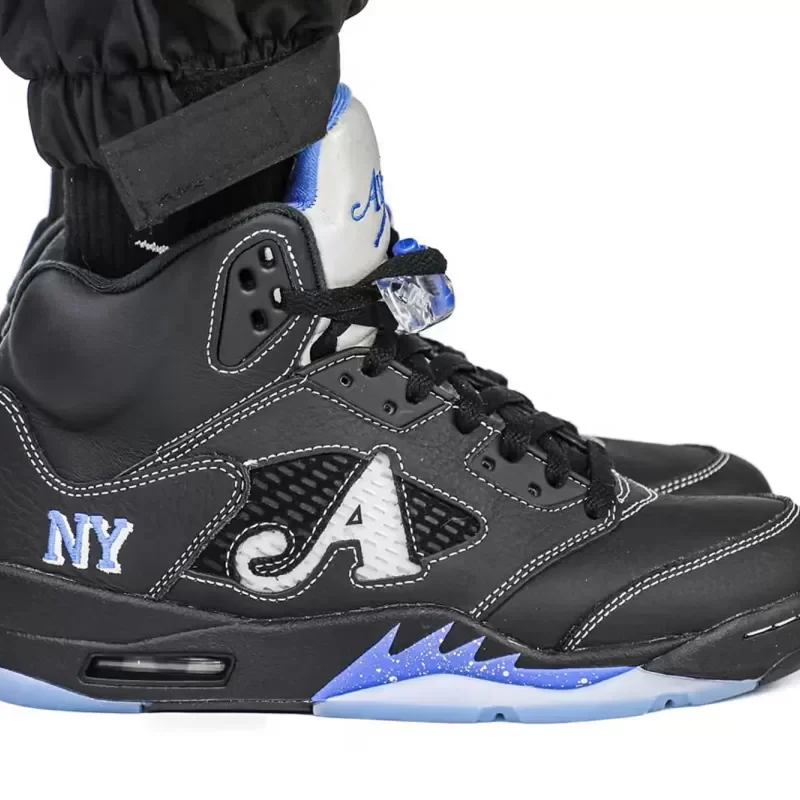 Awake NY x Air Jordan 5 Retro 'Black Racer Blue' DV4982-004