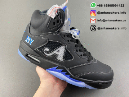 Awake NY x Air Jordan 5 Retro 'Black Racer Blue' DV4982-004 - Image 13