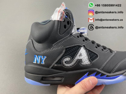 Awake NY x Air Jordan 5 Retro 'Black Racer Blue' DV4982-004 - Image 15