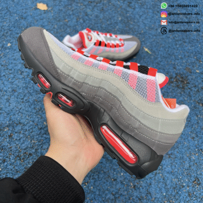 Nike Air Max 95 OG 'Solar Red' AT2865-100 - Image 8