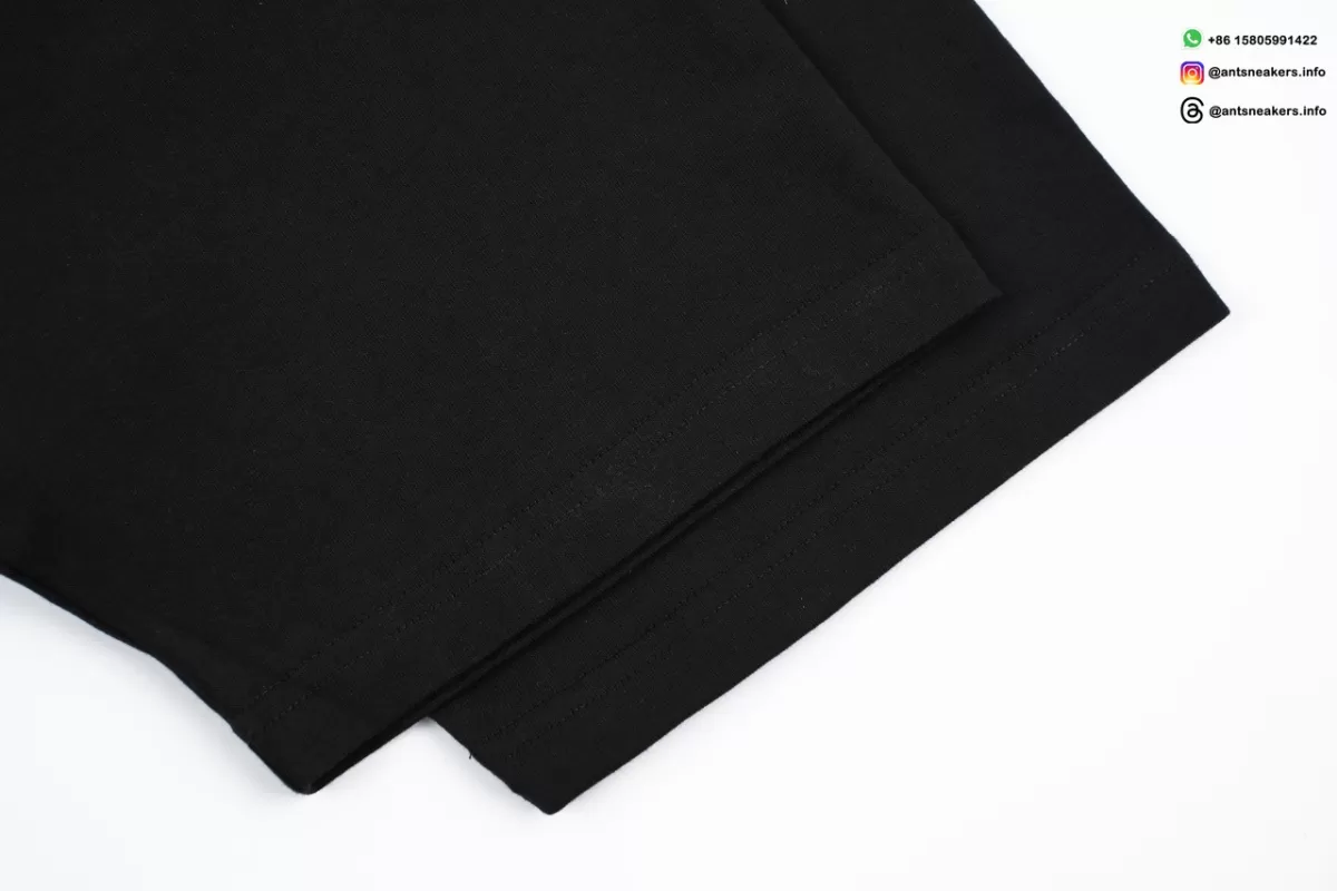 BALENCIAGA Reflective Logo Tee (Front & Back)