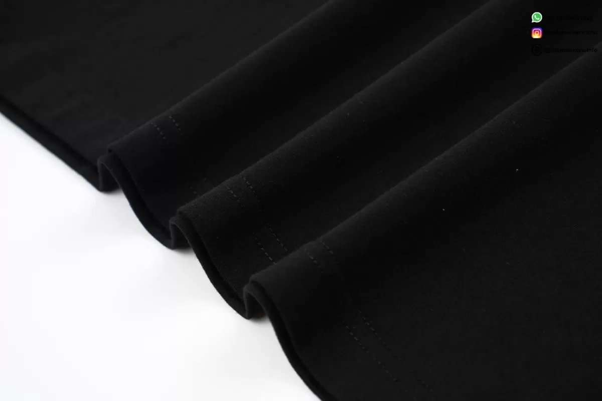 BALENCIAGA Trefoil Co-branded Short Sleeve T-Shirt Black