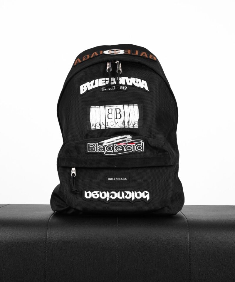 Balenciaga Men's Explorer Backpack in Black