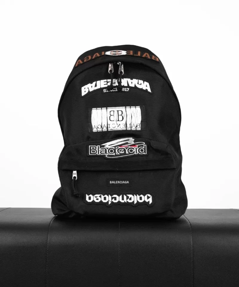 Balenciaga Men's Explorer Backpack in Black