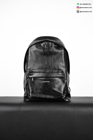 Balenciaga Men's Explorer Backpack in Black Arena lambskin 5032211VG071000