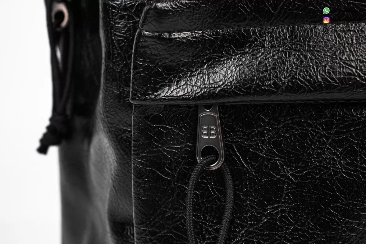 Balenciaga Men's Explorer Backpack in Black Arena lambskin 5032211VG071000