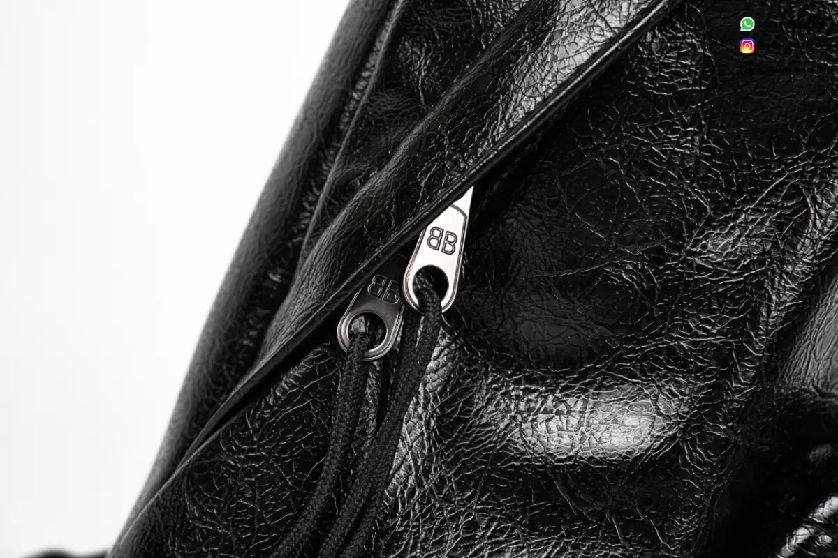 Balenciaga Men's Explorer Backpack in Black Arena lambskin 5032211VG071000