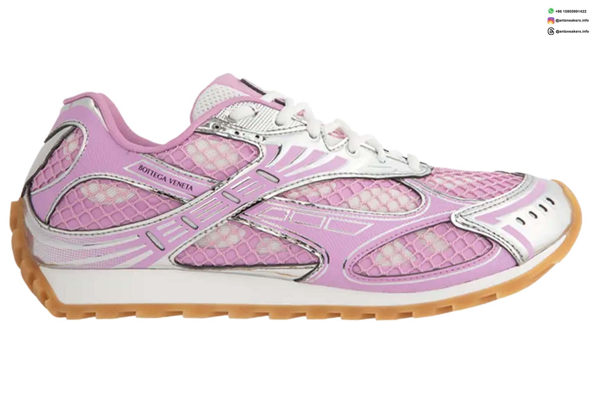 Bottega Veneta Orbit Sneaker 'Gloss Silver' 741357-V2X40-6151