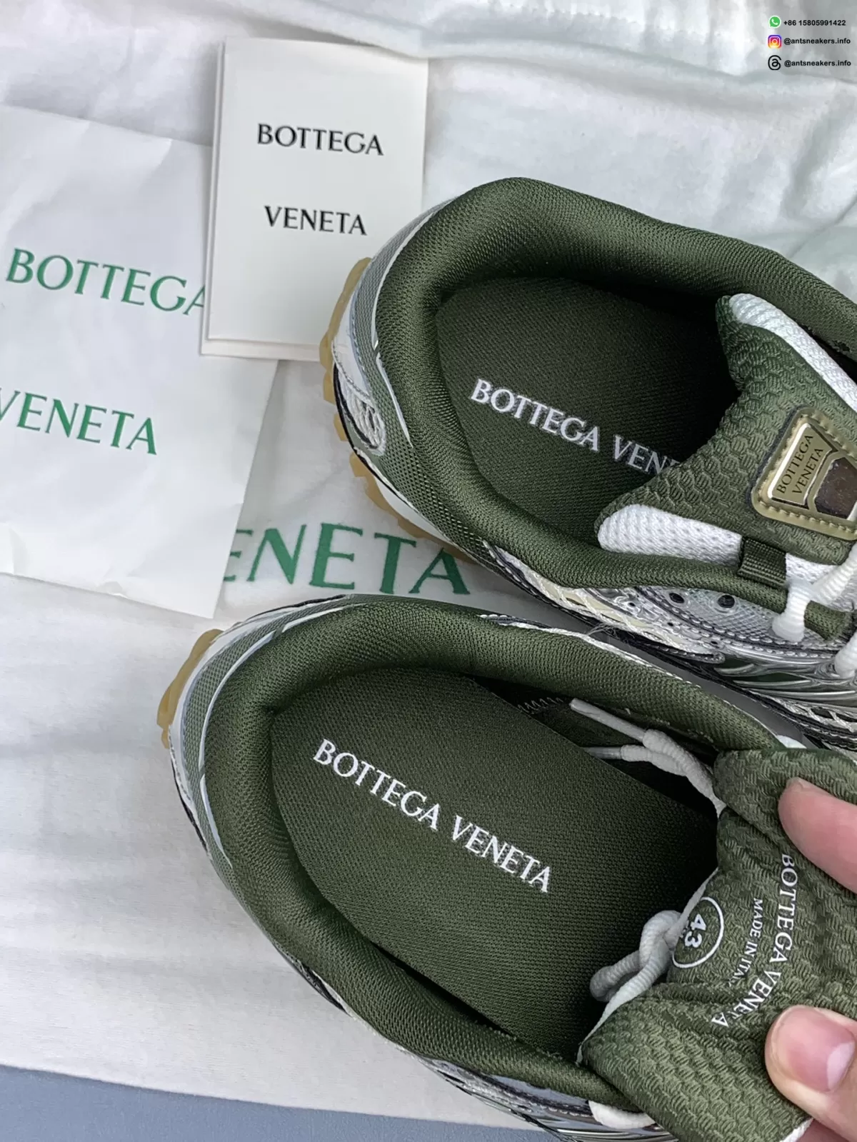 Bottega Veneta Orbit Sneaker 'Mud White' 741357-V2X40-2848