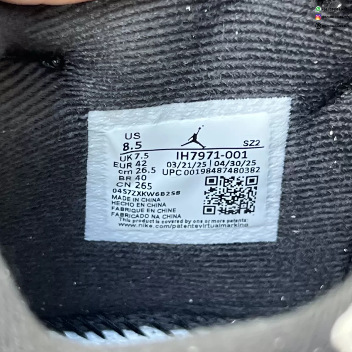 Chase B x Travis Scott x Jordan Jumpman Jack TR 'Black Night Silver' IH7971-001