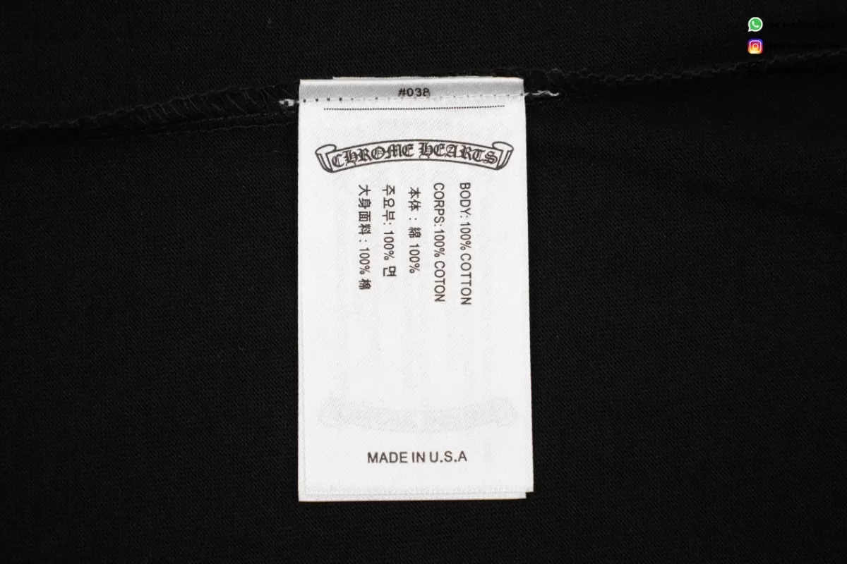 Chrome Hearts Horseshoe Graphic T-Shirt Black