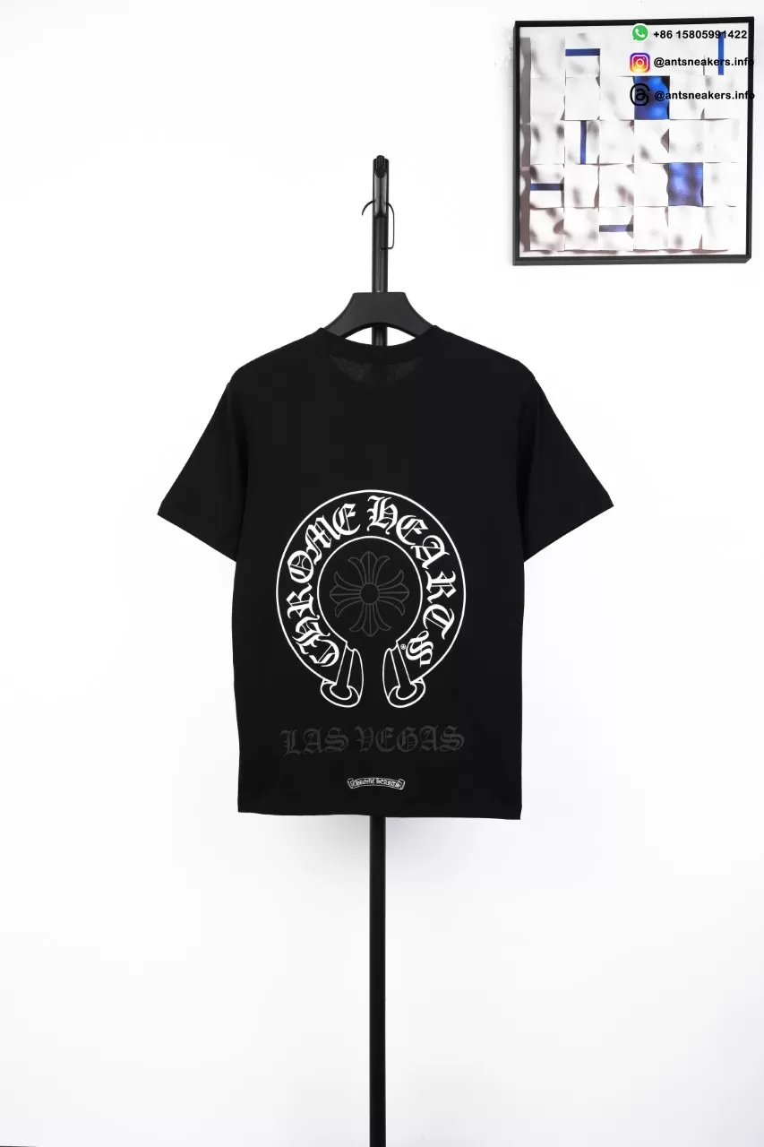 Chrome Hearts Horseshoe Graphic T-Shirt Black