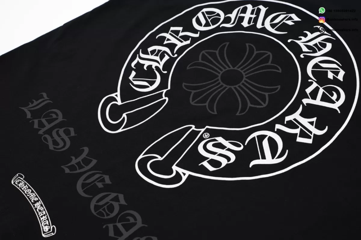 Chrome Hearts Horseshoe Graphic T-Shirt Black