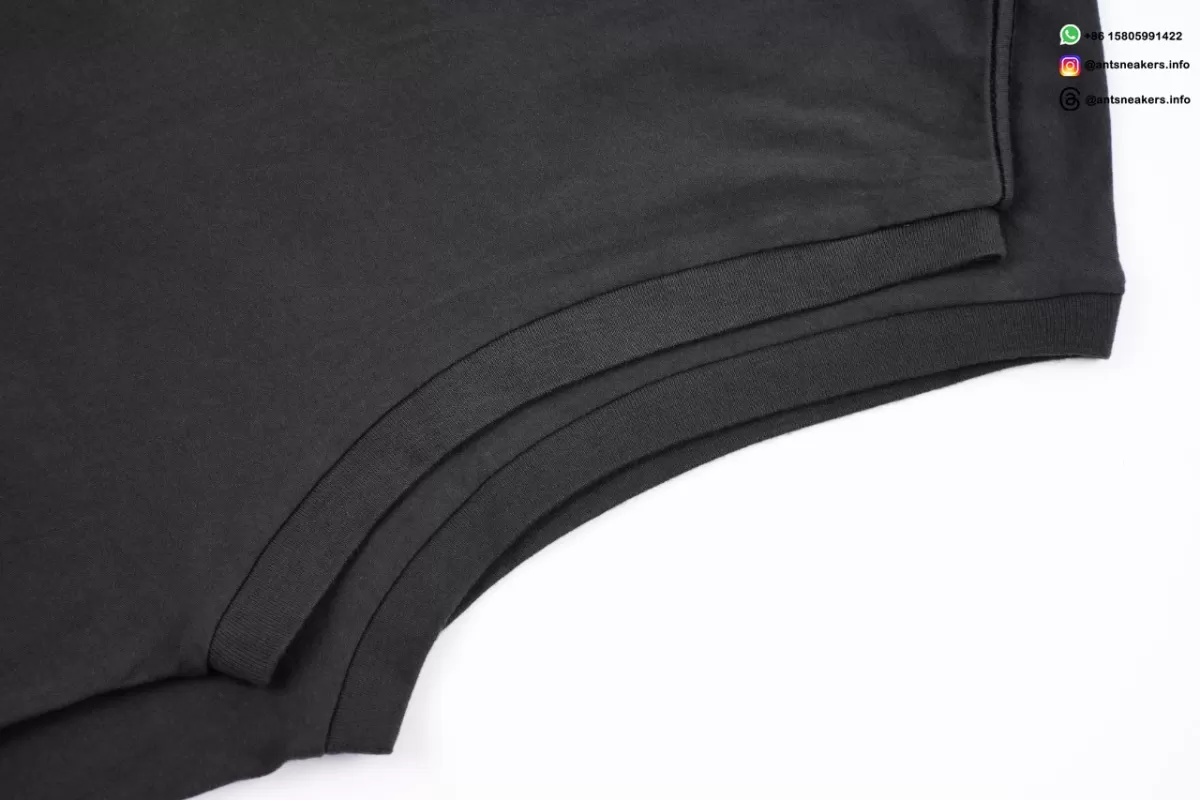 GALLERY DEPT Pocket English Print Sleeveless T-Shirt Black