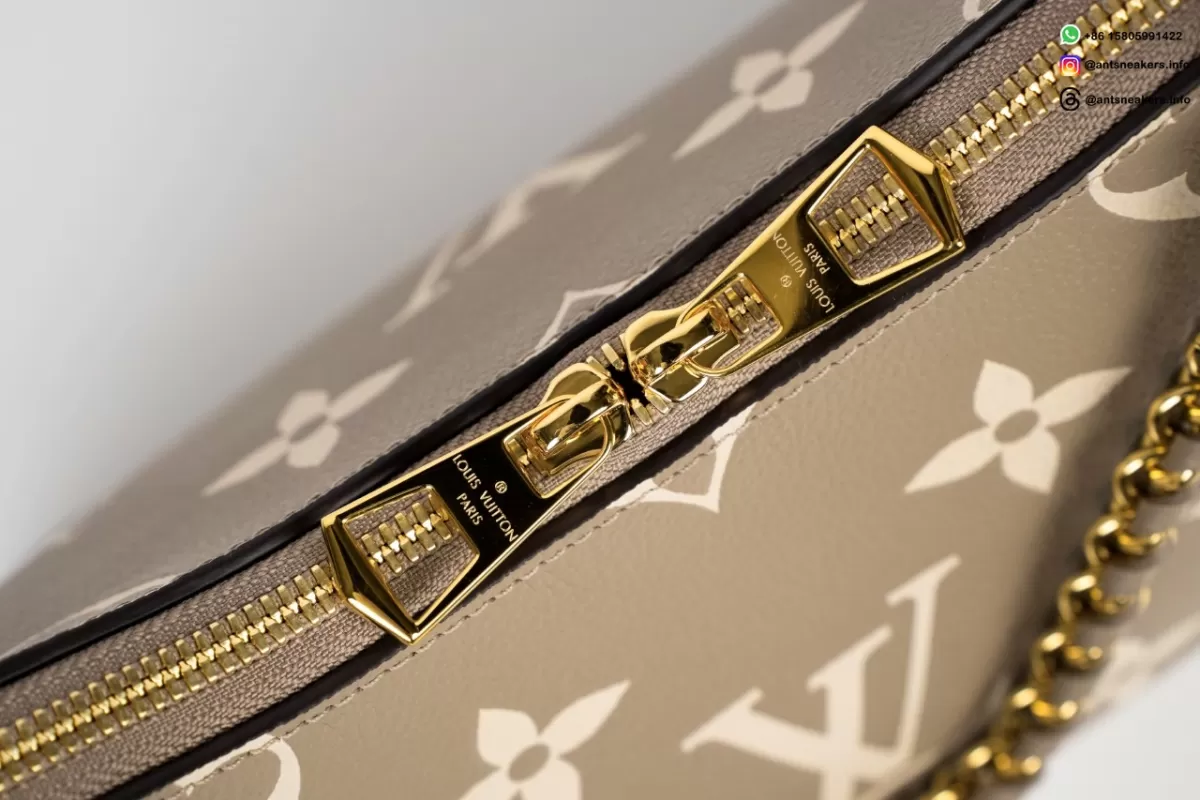 Louis Vuitton Boulogne PM Dove/Cream M13224 Chain Handbag
