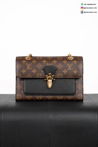 Louis Vuitton Monogram Victoire Chain Shoulder Bag Brown M41730