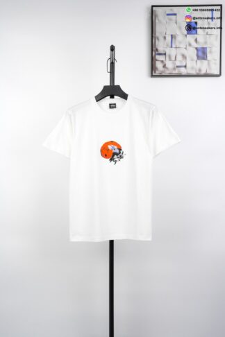 STUSSY Ladybug Letter Print T-Shirt White