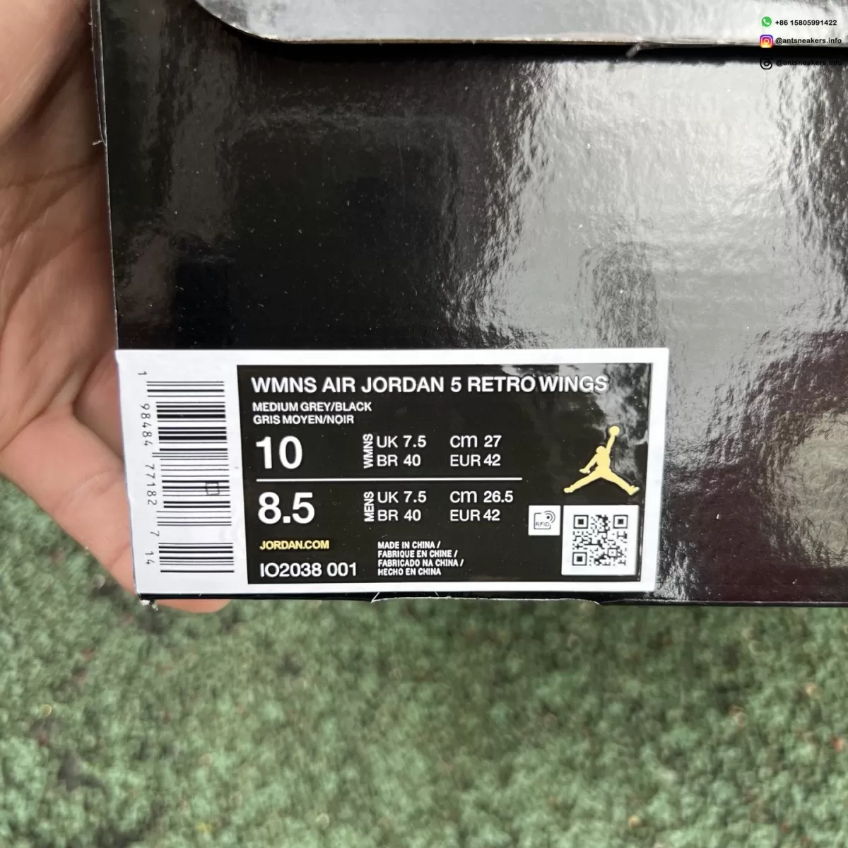 Wmns Air Jordan 5 Retro 'Wings' IO2038-001
