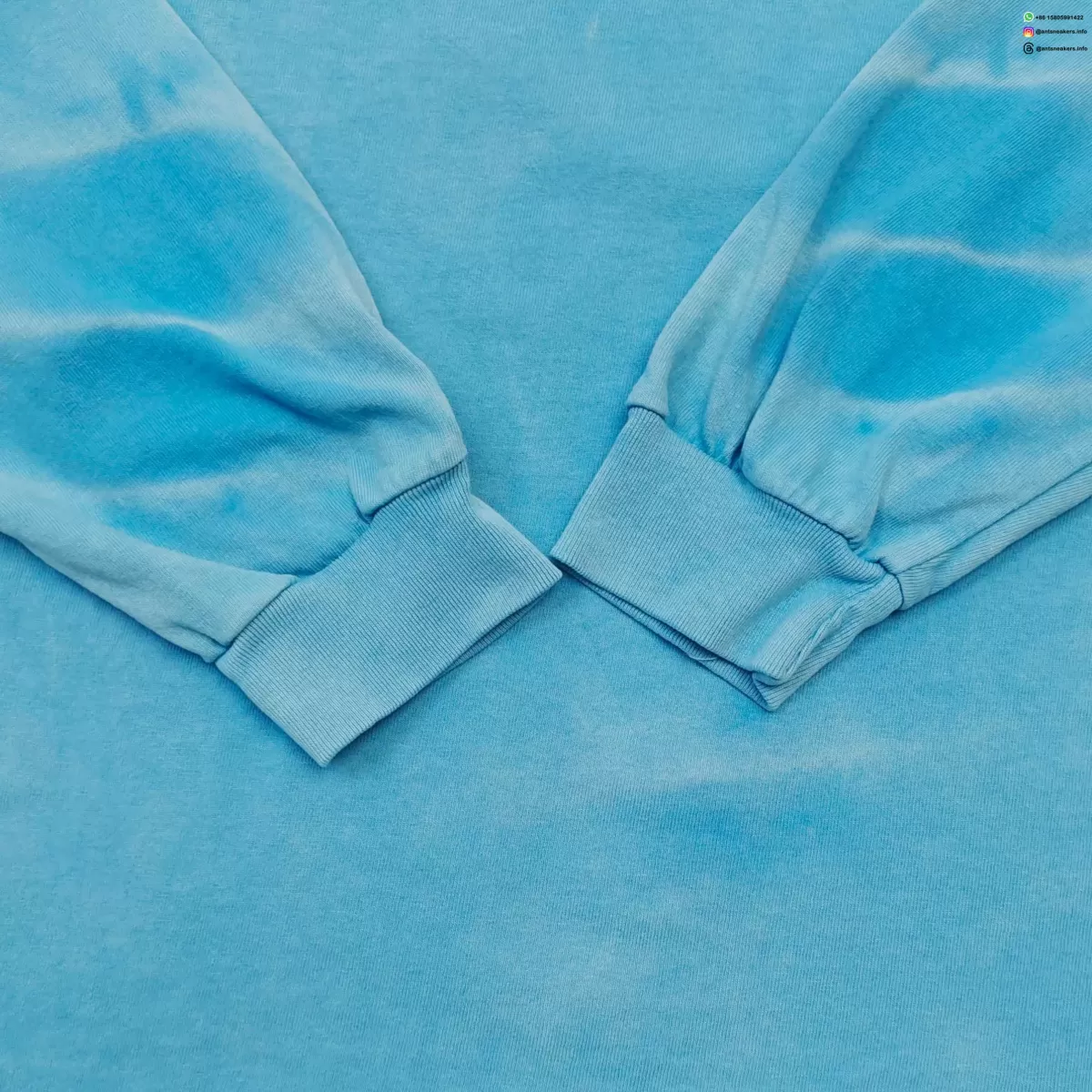 GALLERY DEPT Gradient Blue Long Sleeve with Black Print