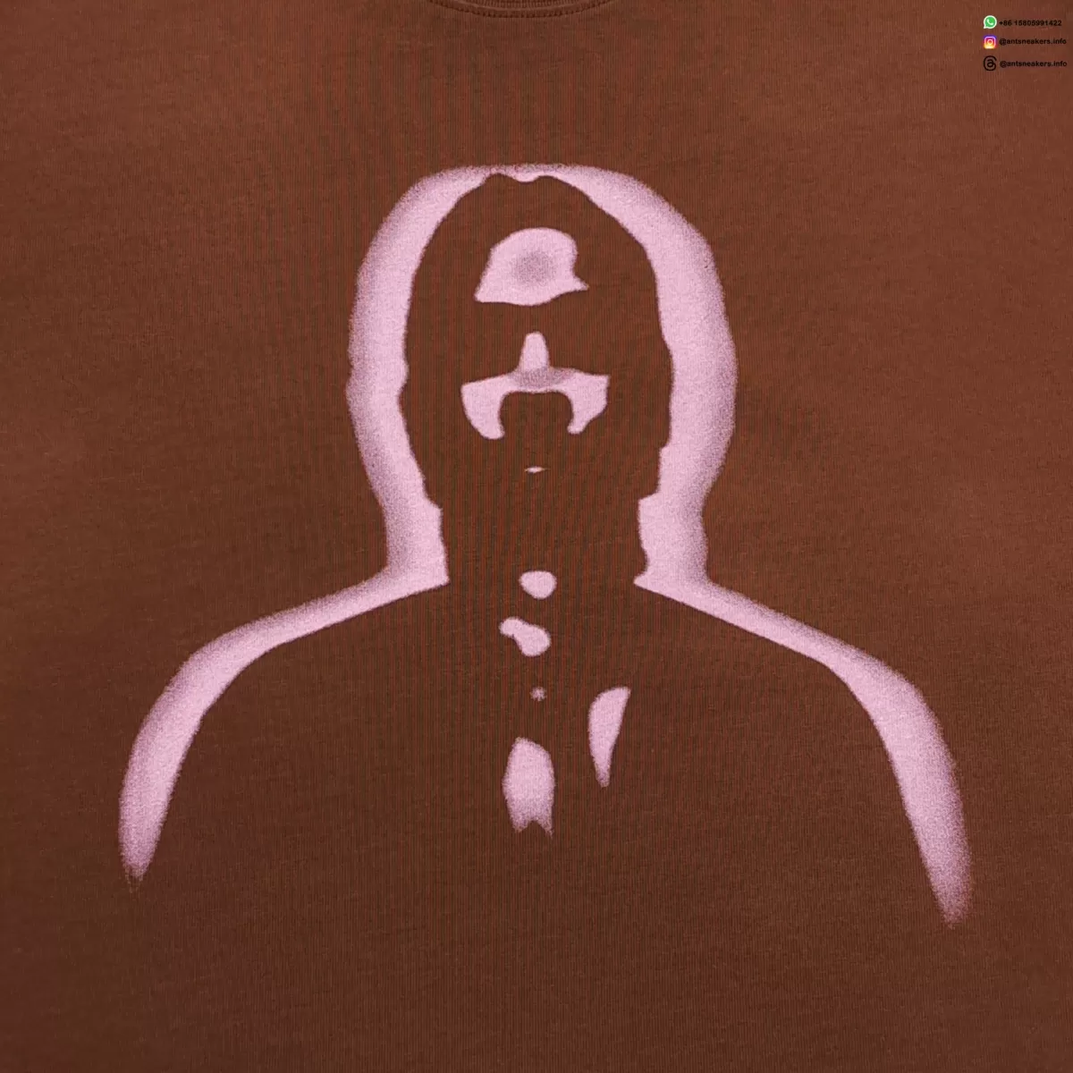 Sp5der Shadow Brown Tee Streetwear Running Shoes