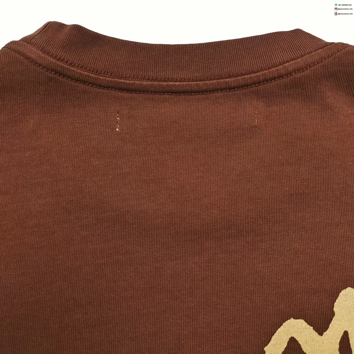 Sp5der Shadow Brown Tee Streetwear Running Shoes