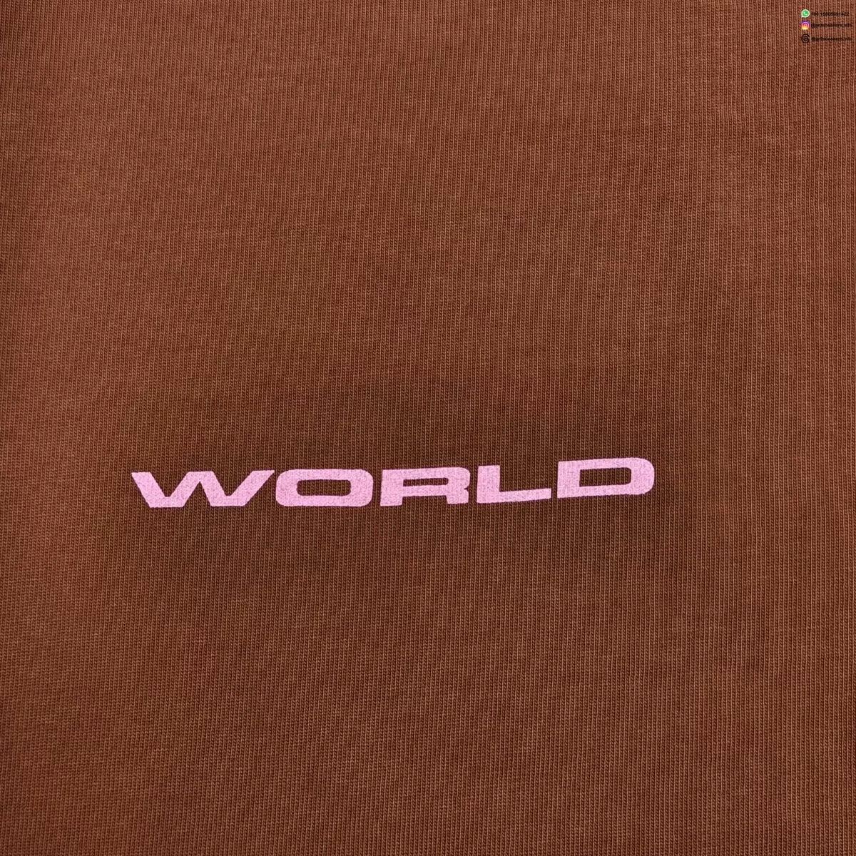 Sp5der Shadow Brown Tee Streetwear Running Shoes