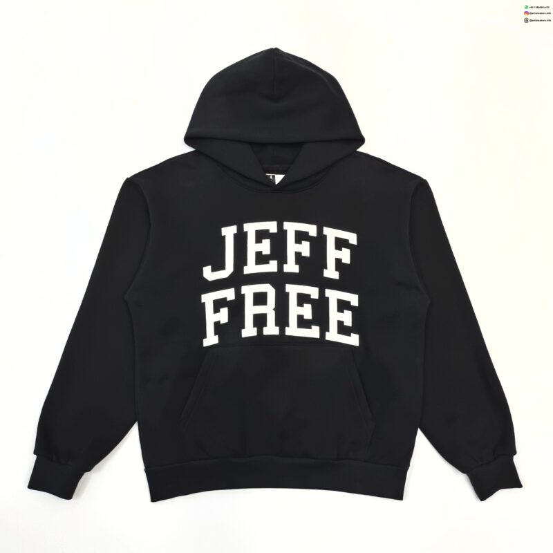Sp5der White JEFF Black Hoodie