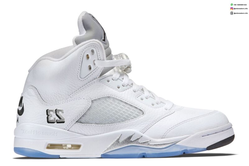 Air Jordan 5 Retro 'White Metallic' 2026 HQ7978-103