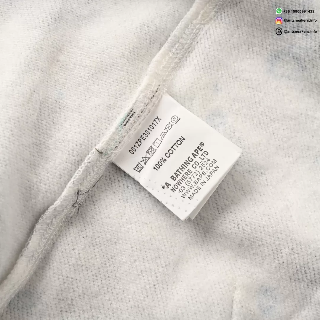 BAPE Shark Head Tiger Head Full Zip Multi-Color Hoodie