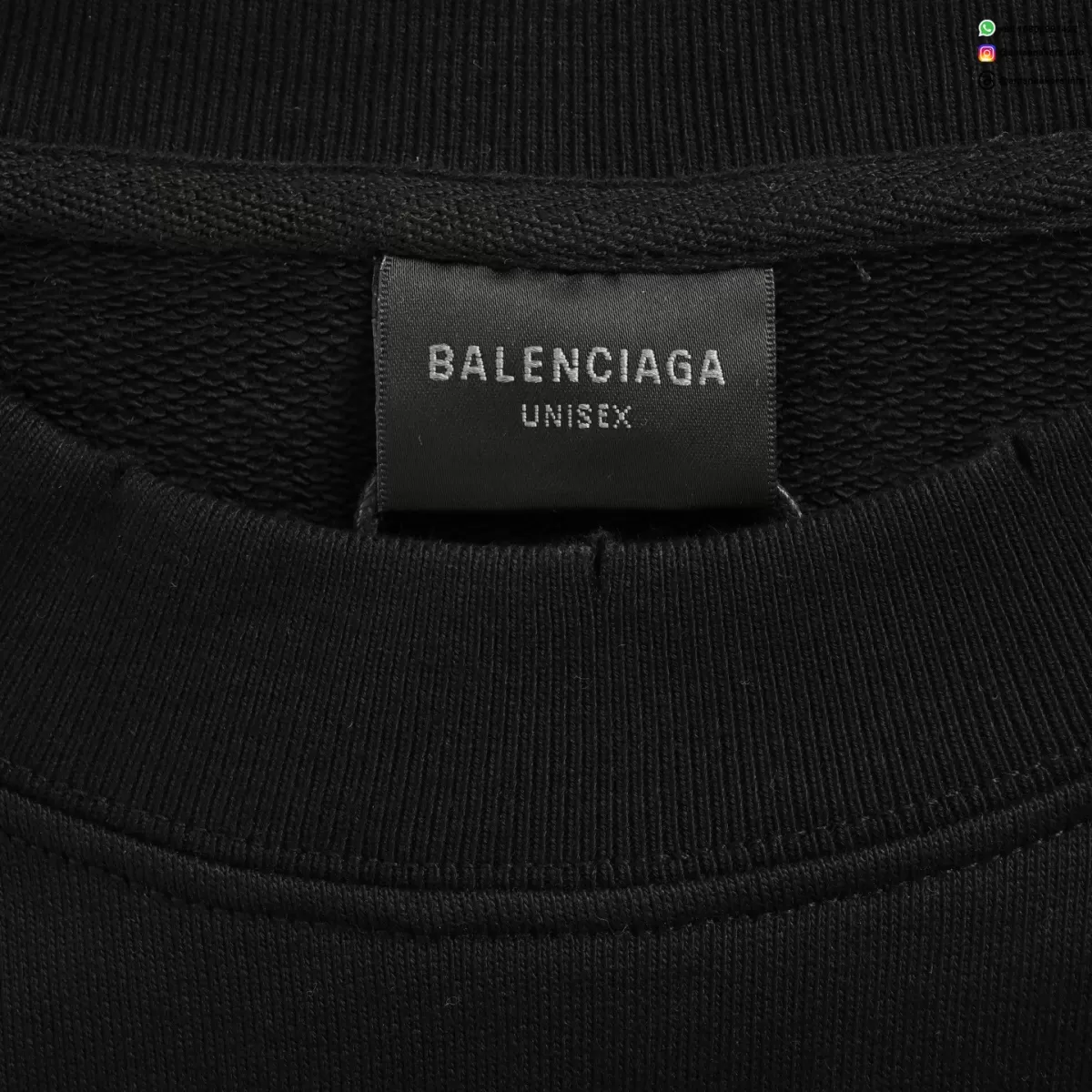 Balenciaga 25FW Graphic Print Crewneck Sweatshirt - Luxury Streetwear Pullover