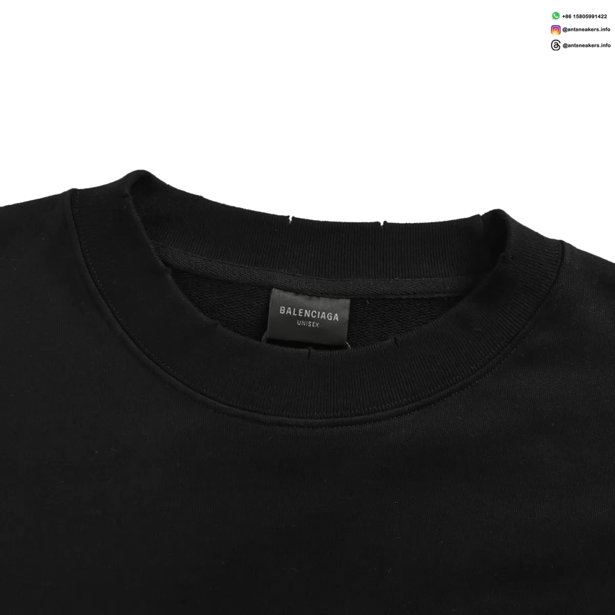Balenciaga 25FW Graphic Print Crewneck Sweatshirt - Luxury Streetwear Pullover