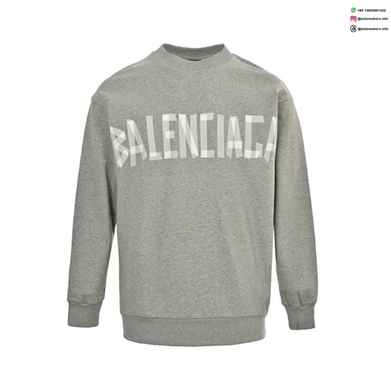 Balenciaga 25FW Printed Crewneck Sweatshirt – Luxury Streetwear Pullover